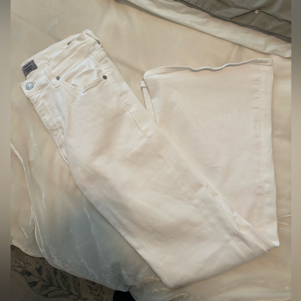 PAIGE White Flare Jeans